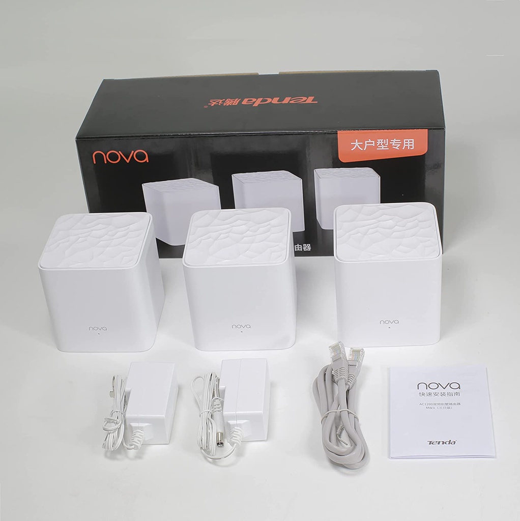 AC1200 Whole Home Mesh WiFi System Tenda NOWA MW3